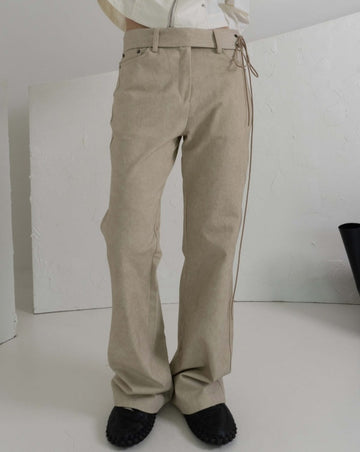 EYELET WAIST BOOTS CUT